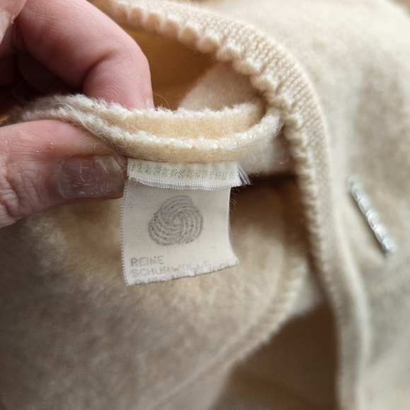 Geiger Vintage Women's Boiled Wool Jacket - Ivory (68071) - Picture 11 of 12